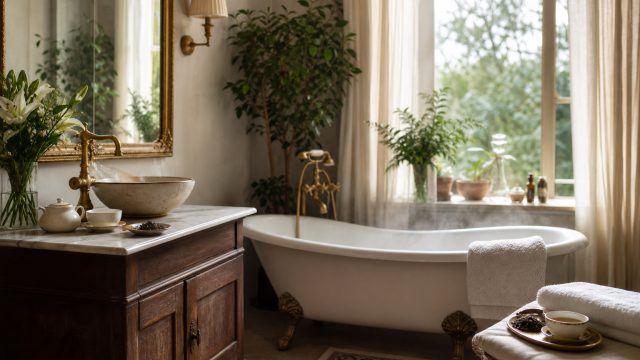 Transform Your Bathroom into a Relaxing Oasis with Vintage Decor
